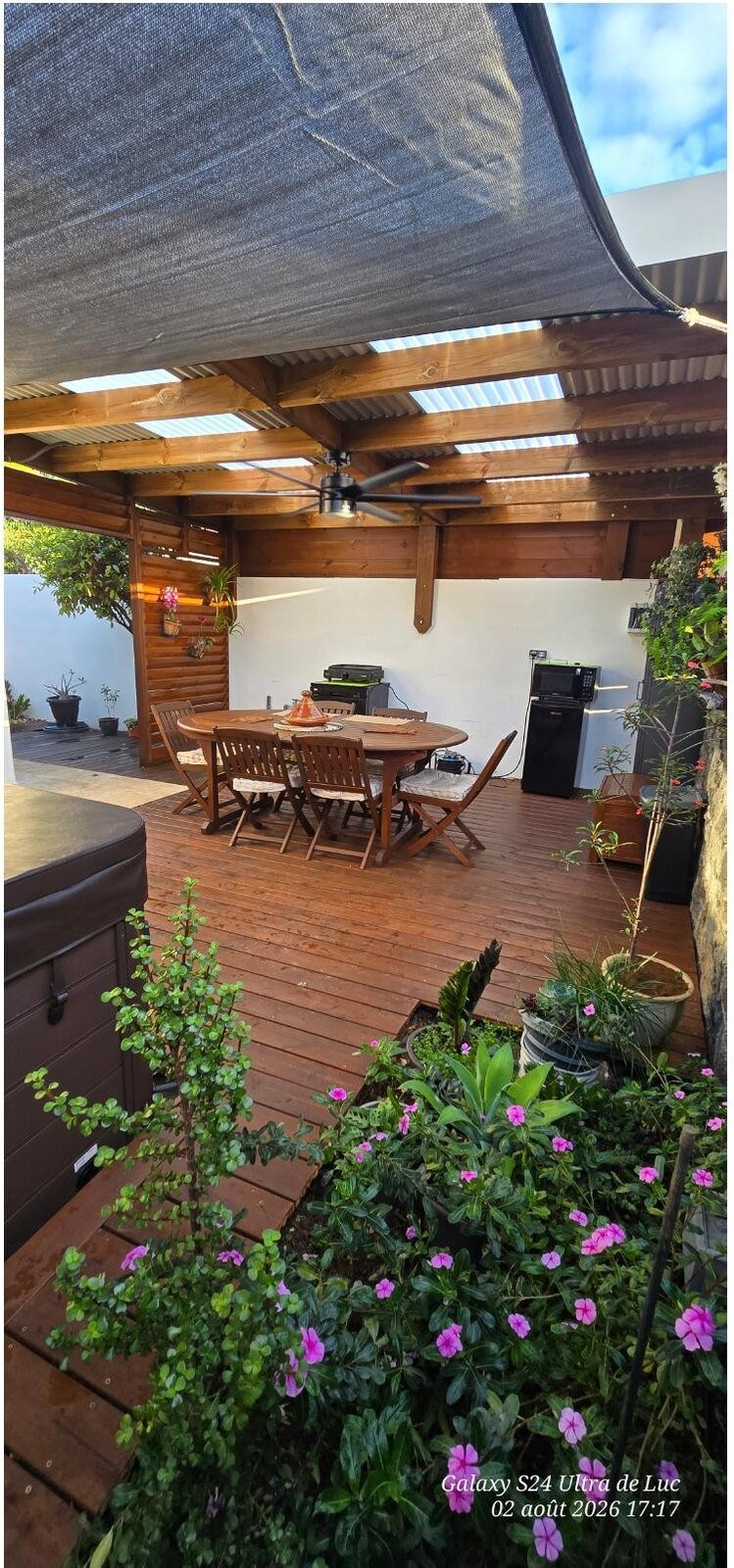 Terrasse tropicale